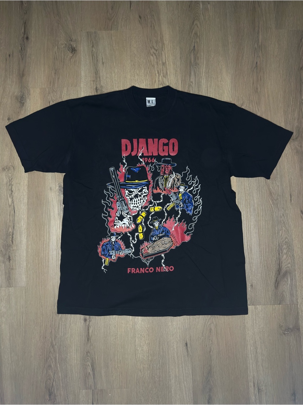 Warren Lotas Django ‘Black’ T-Shirt